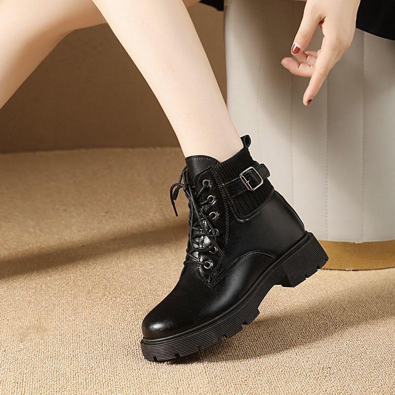 Fashion Woman Short Shoes Chunky Heel British Style Ankle Boots for Women Non Slip Fashion 2025 Trend Boot Sale Designer Luxury Booties
