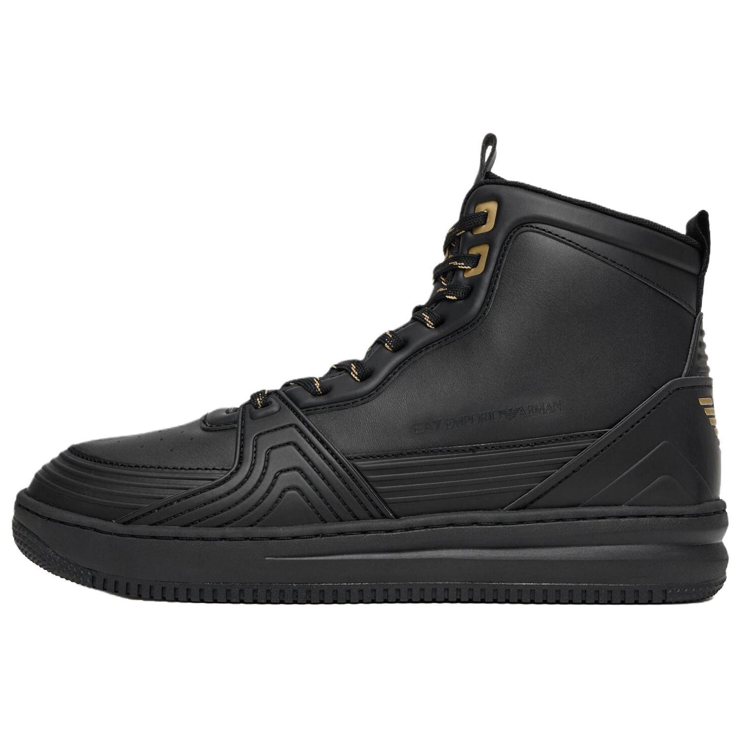 Emporio Armani EA7 Logo Print High-Top