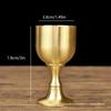 Brass Wine Glass Restaurant Goblet Tabletop Red Wine And White Wine Trumpet Copper Crafts Copper Decoration Mini Shot Glass