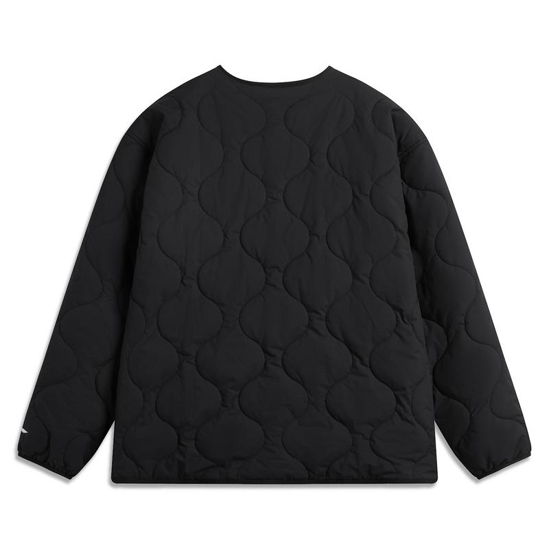 Li Ning CF Waterproof Warm Cotton Jacket Unisex Jacket Black AJMU133-3