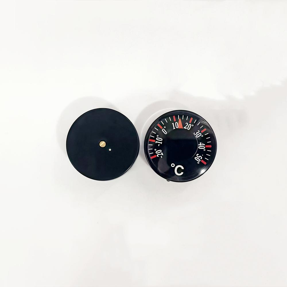 20mm Scale Measurement High Accuracy Thermometer Office Practical Mini Circular Thermometer Plastic Waterproof Dial Thermometer