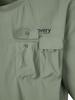 DISCOVERY EXPEDITION Freshvent Woven Men'S Multi-Pocket Short Sleeve T-Shirt (L/Khaki)