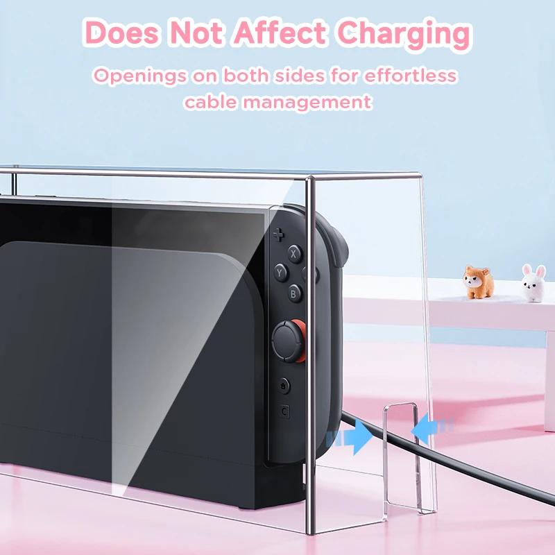 Transparent Dustproof Waterproof Case for Nintendo Switch2 Acrylic Protective Cover Drop-Proof Sleeve for NS2 Game Accessories