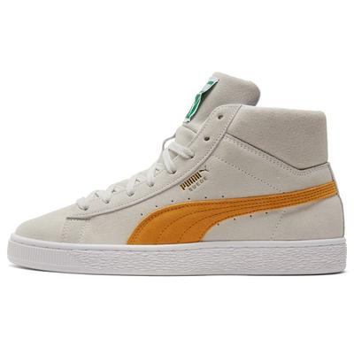 Suede Mid 21 Blanc Jaune Minéral Baskets Unisexe Crème 380205-08
