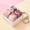 Cute Dog Squeeze Keychain Creative Stress Relief Fidget Pendant Mini Sensory Toy for Handbags Kids Party Gifts
