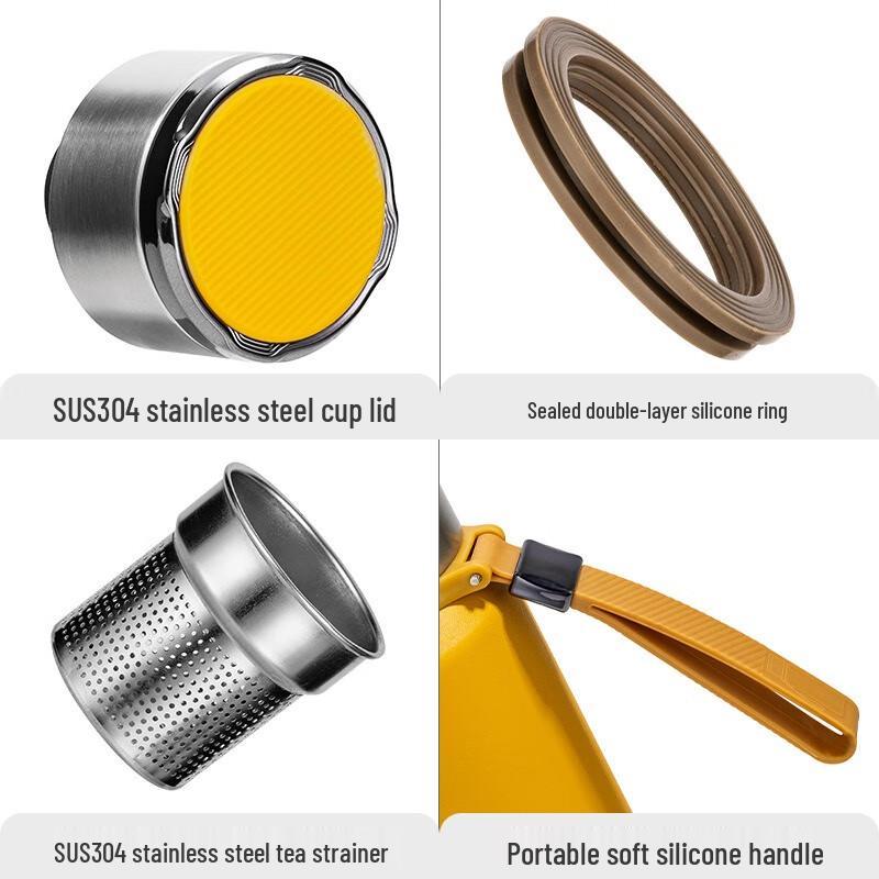 Diller Light Jump Series 304 Stainless Steel Thermos Bottle with Tea Infuser