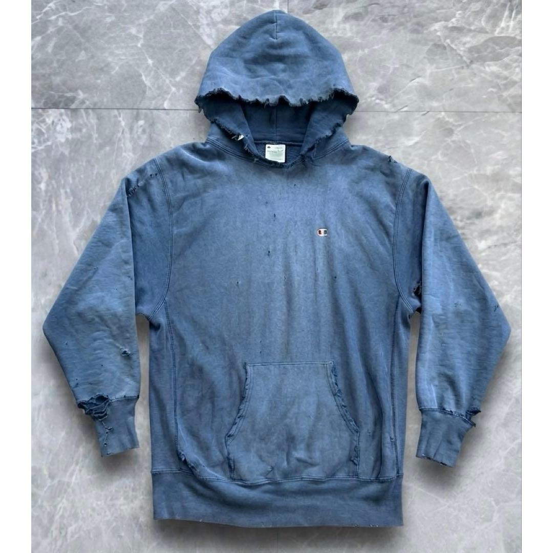 Used Champion 80 s Trico Tag Reverse Hoodie