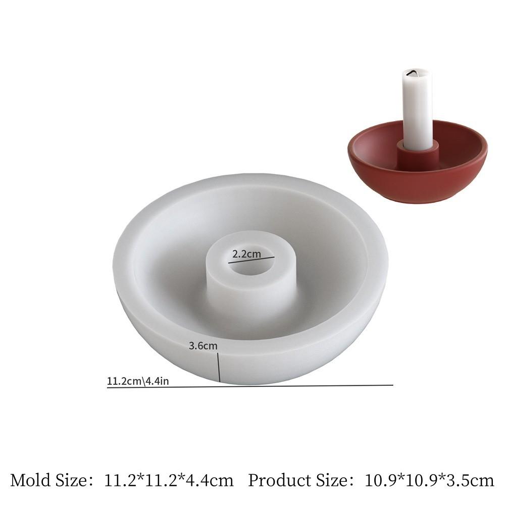 

Круглая чаша для хранения в форме сердца, подсвечник, силиконовая форма, контейнер для хранения для DIY, формы для литья из смолы, гипса, цемента с ароматом