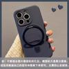 Simple solid color liquid silicone magnetic attraction suitable for 17ProMax couple iPhone13 Apple 14 mobile phone case 15 soft
