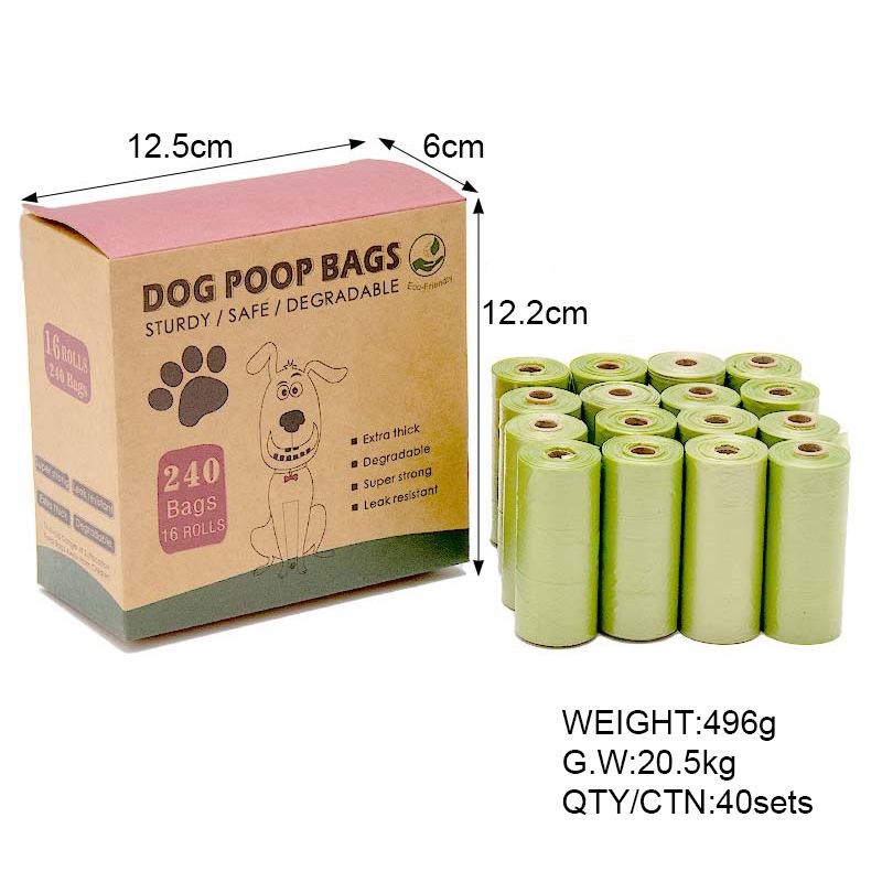 Biodegradable Pet Waste Bags & Dispenser for Cats and Dogs