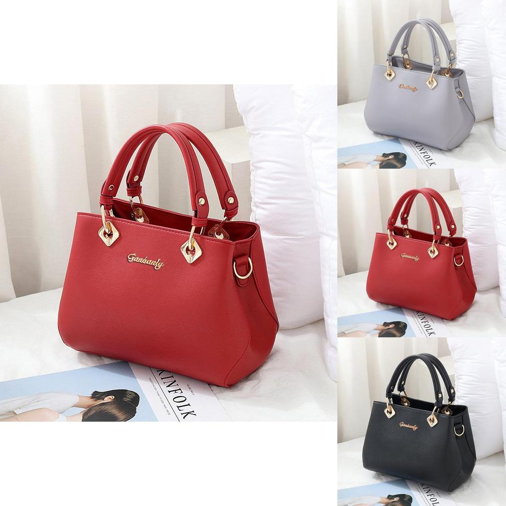 Elegant Pu Bride Bag Street Fashion Style Large Capacity Shoulder Bag Wedding Bag For Middle-aged Women