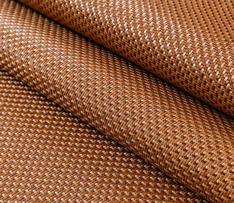 Non-slip Washable Ice Silk Rattan Round Seat Cushion for Dining Chair