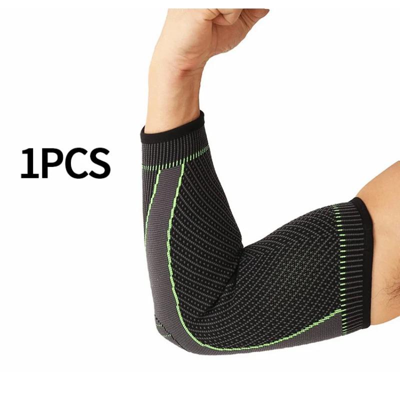 1 PCS Compression Knee Pads Support Sleeve Protector Elastic Kneepad Brace Spring Support Volleyball Running Silicone