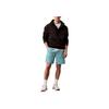 Solid Color Simple Moisture Wicking Sports Elastic Mid Waist Casual Shorts Men Shorts Light-Green 407F850-440