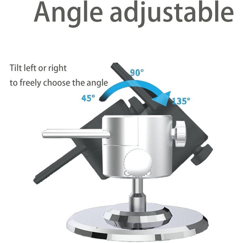 A03F-Mini Hobby Vise CNC Aluminum Alloy 50Mm Clamping Width 360° Swivel Adjustable Pin Vise