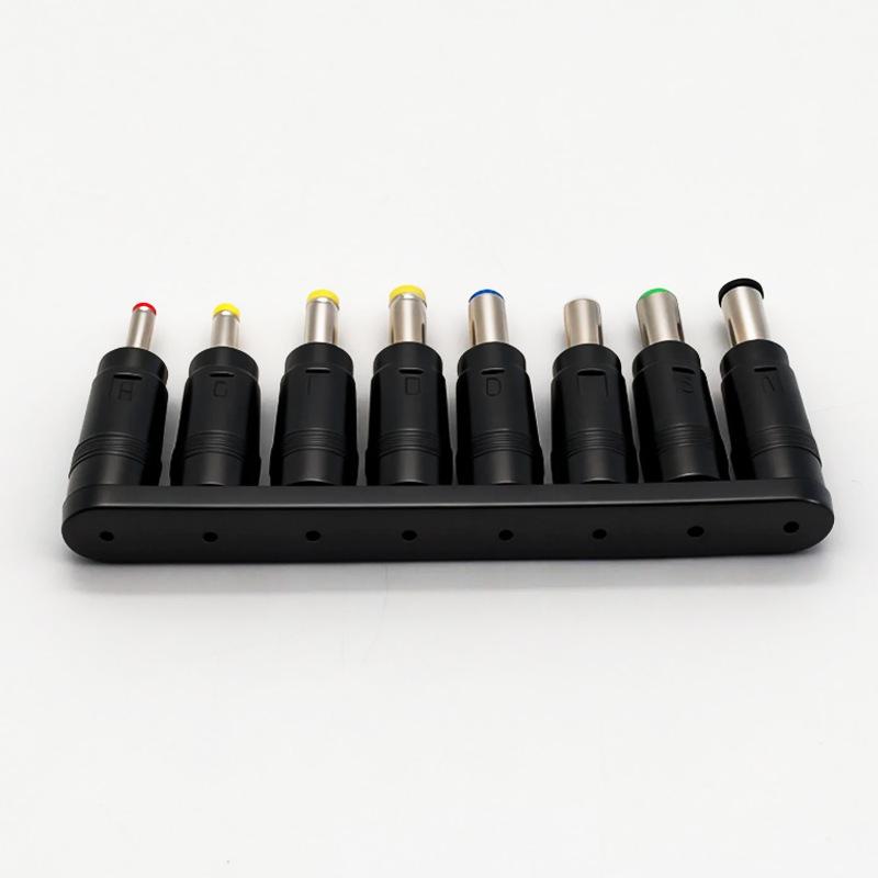 DC5.5 Power Plug Adapter Set: 8-Piece Universal Router, Modem, and Laptop Converter