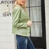 BITCED Women's Spring/Autumn Fashion PU Leather Jacket - Lightweight Spring/Autumn Short Jacket for Women S-4XL Casual Wear - Chic Style
