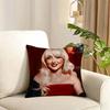 Singer Sabrina CarpenterS Cushion Cover Reversible Plush Pillow Cover Soft Fluffy  Home Decor for Sofa Bedroom