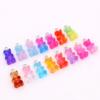 Earrings Necklace Making Cartoon Resin Gummy Bear Pendant Charms DIY Decoration Jewelry Findings
