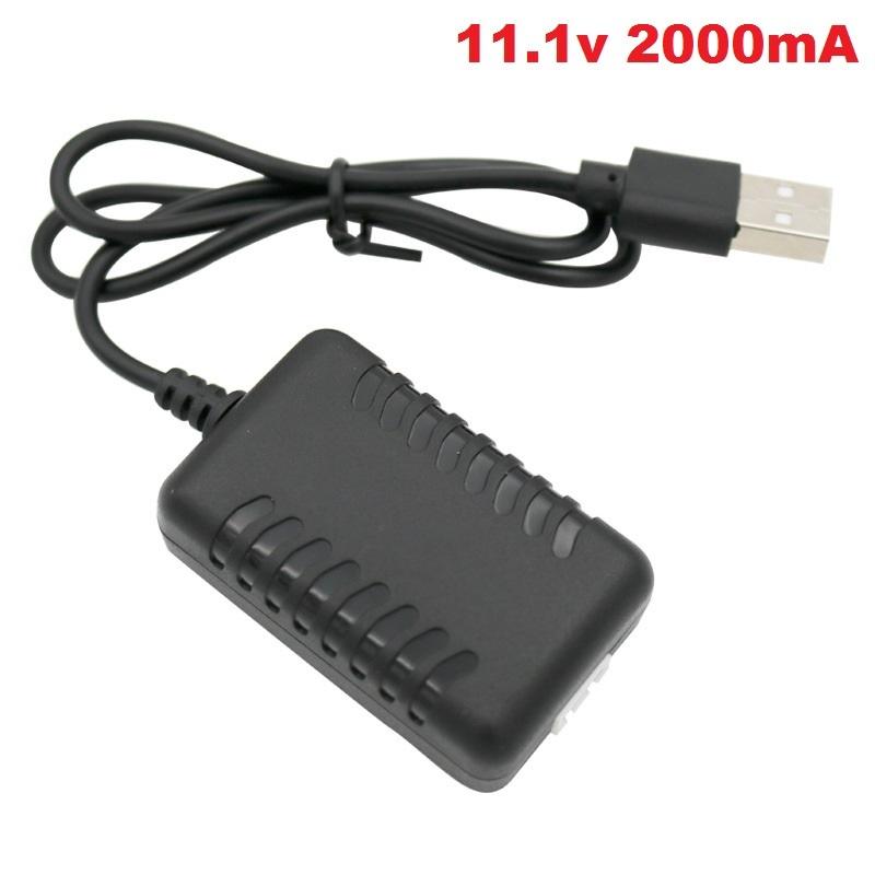 11.1V Lipo/Li-ion nabíječka baterií pro RC auto 16207 16208 16209 16210 H16 V950 3S 11.1V USB nabíječka / 3v1 Balanční nabíjecí pouzdro