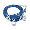 4/5M Car Tow Rope Auto Pull Roped 3-7 Tons Steel Wire Tow Ropd Traction Roping Trailer Pulls Rope With Hooks Car Emergency Tool