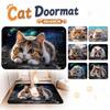Non-slip Bathroom Carpet Water-absorbing Bedroom Door Rug Cute Optical Illusion Doormat  Home Decor