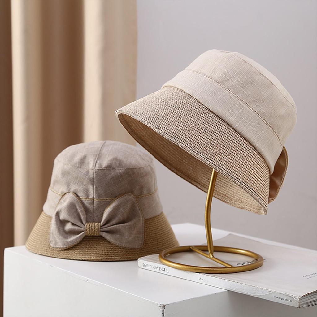 Lycharoty Sun Popular Day Popular Day Gift for Women in their Birthday Gift for UV Protection Khaki Women's Hat, Protection, Mother's Gift, Mother's