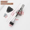 Kick Down Door Stopper Easy Pedal Long Lasting Use 1 Set Anti Rust Hardware Floor Holder for Home Office Hotel Apartment