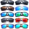 Retro Sunglasses for Men Women UV400 Protection Trendy Rectangular Frame for Traveling Driving Fishing Fashion