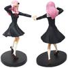 Figura Anime 18cm Fujiwara Chika Love is War Shinomiya Kaguya Action Figures Kawaii Ragazza Statuetta PVC Modello da Collezione Bambola Giocattolo