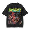 Comic Invincible OmniMan Washed Tshirt Men Women Summer Cotton YK Clothing Vintage Fashion Round Neck Short Sleeved Tee