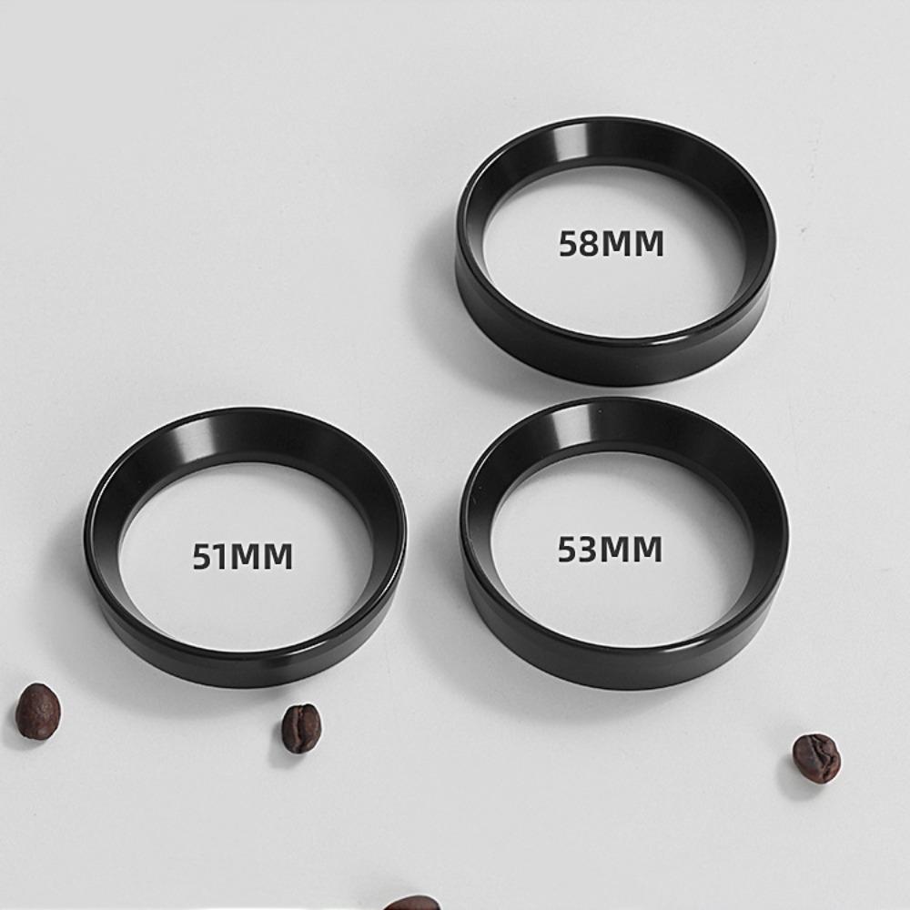 Aluminum Zinc Zinc Alloy Portafilter Coffee Catcher Ring 51/53/58mm Coffee Powder Ring  Barista