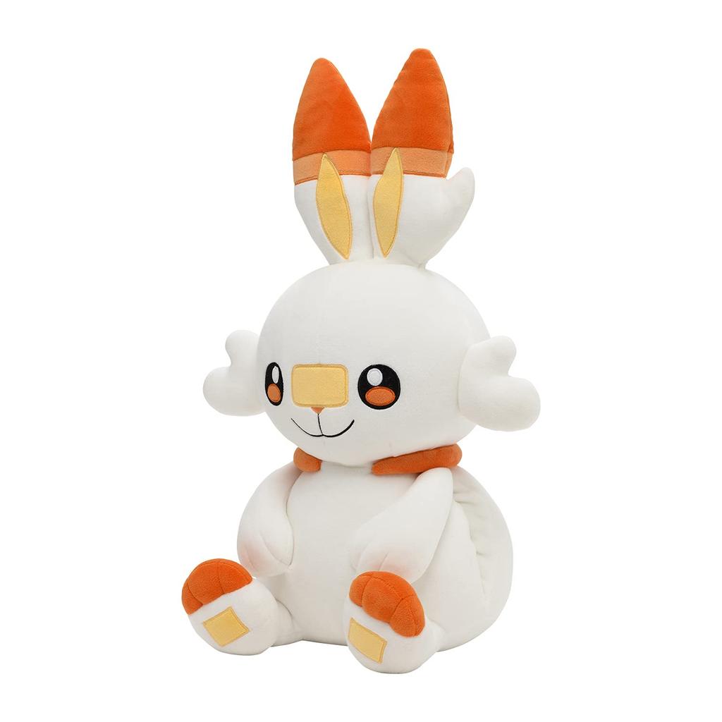Pokémon Center Original Hand Muff Plush Toy, Warm and Cozy Scorbunny, 49 X 33 X 27 Cm (H X W X D)