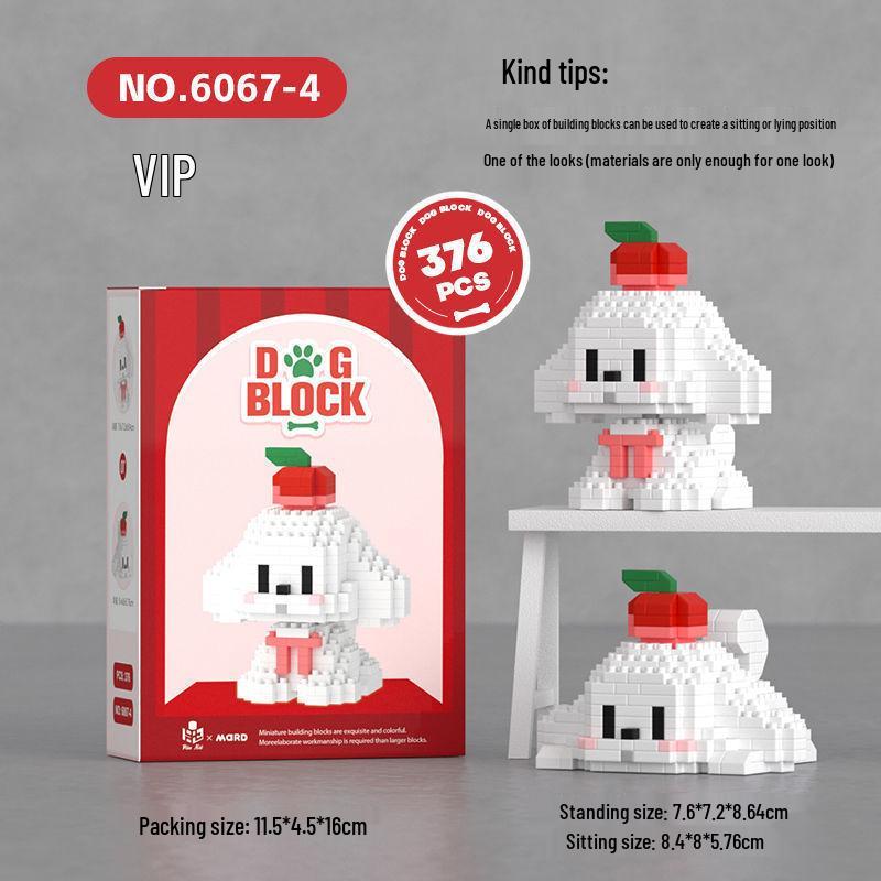 Children's Educational Building Blocks for Pets: Suitable for Dogs, Cats, Bichon Frise, Corgi; Compatible with Lego; Perfect for Children's Day