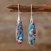 Bohemian Emperor Stone Water Drop Pendant Earrings Earrings Popular Natural Stone Jewelry