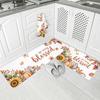 Fall Maple Leaf Pumpkin Kitchen Mat Entrance Doormat Decor Anti-slip Corridor Balcony Rugs Bedroom Beside Floor Mat Home Decor