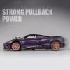 1:32 Scale Pagani Dinastia Huayra BC Car Model Toy Sound Light Gull Wing Door Alloy Diecast Supercar Models Boys Kids Gifts