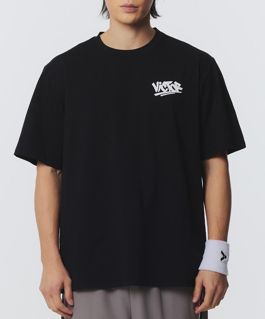 Bigteo Crown Statement Badminton Unisex Oversized T-Shirt (Vt26Ato209U)