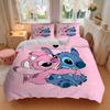 Stitch Angel Print 3Pcs Bedding Setduvet Cover With 2 Bedropillowcase Home Birthday Gift