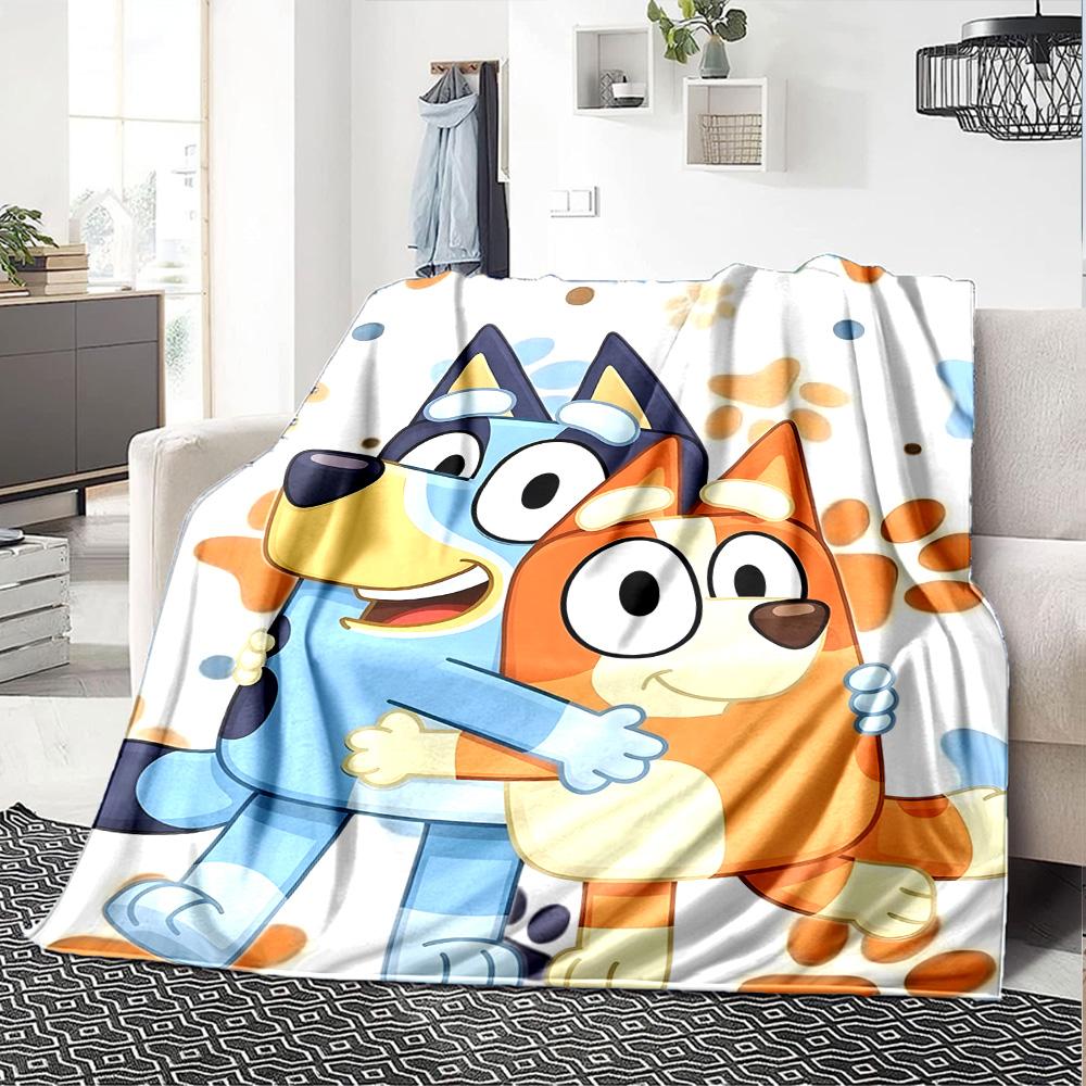 1 Stück B-Blucy Decke, Geschenk, für Männer und Frauen, Weiche Decke, Gut für Schlafsofa Couch Reisen, Leichte Flanelldecke