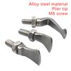 3Pcs Pliers Tips Sheet Metal Car Door Body Edge Crimp Plier Head Replacement Professional Dent Repair Pliers Head Accessories