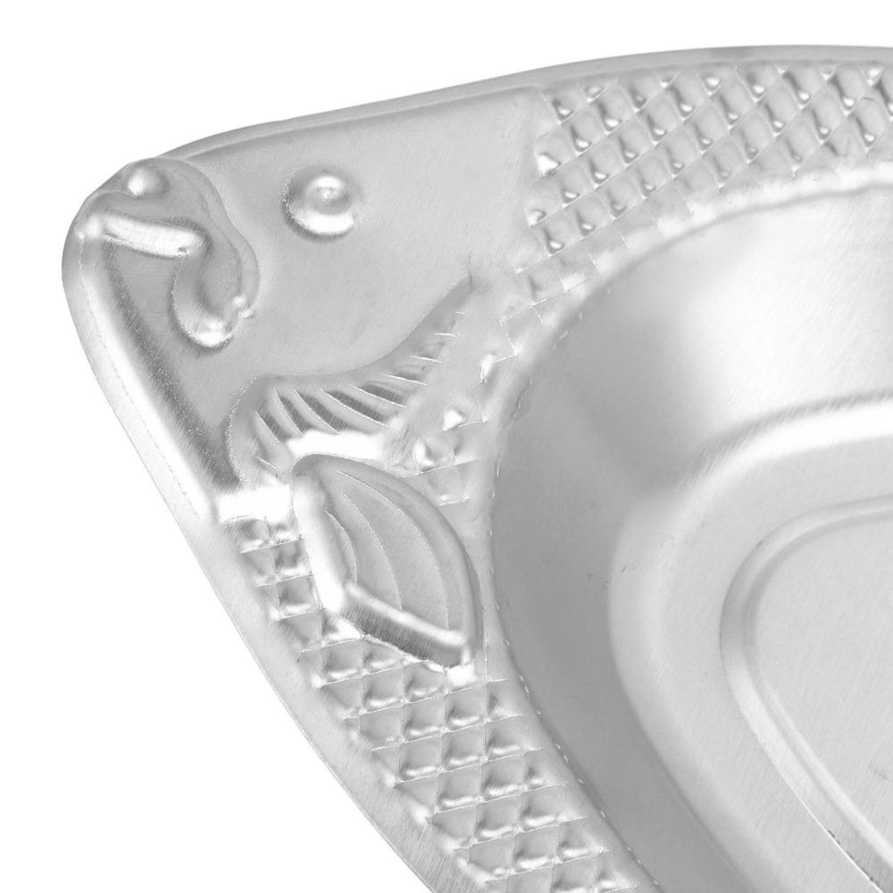 Thick Fish Shaped Plate Stainless Steel Food Tray Fish Serving Platter  Birthday Party
