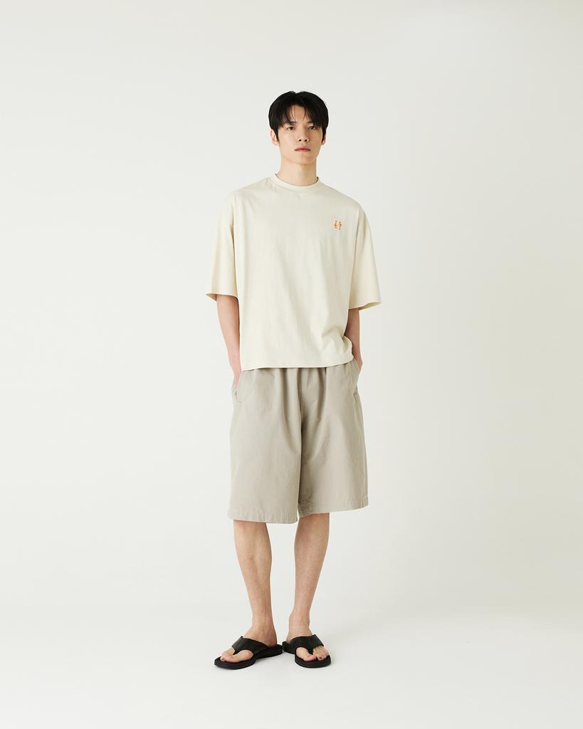 Diaendeukweseucheon Ripstop Pigment Half Pants / Beige