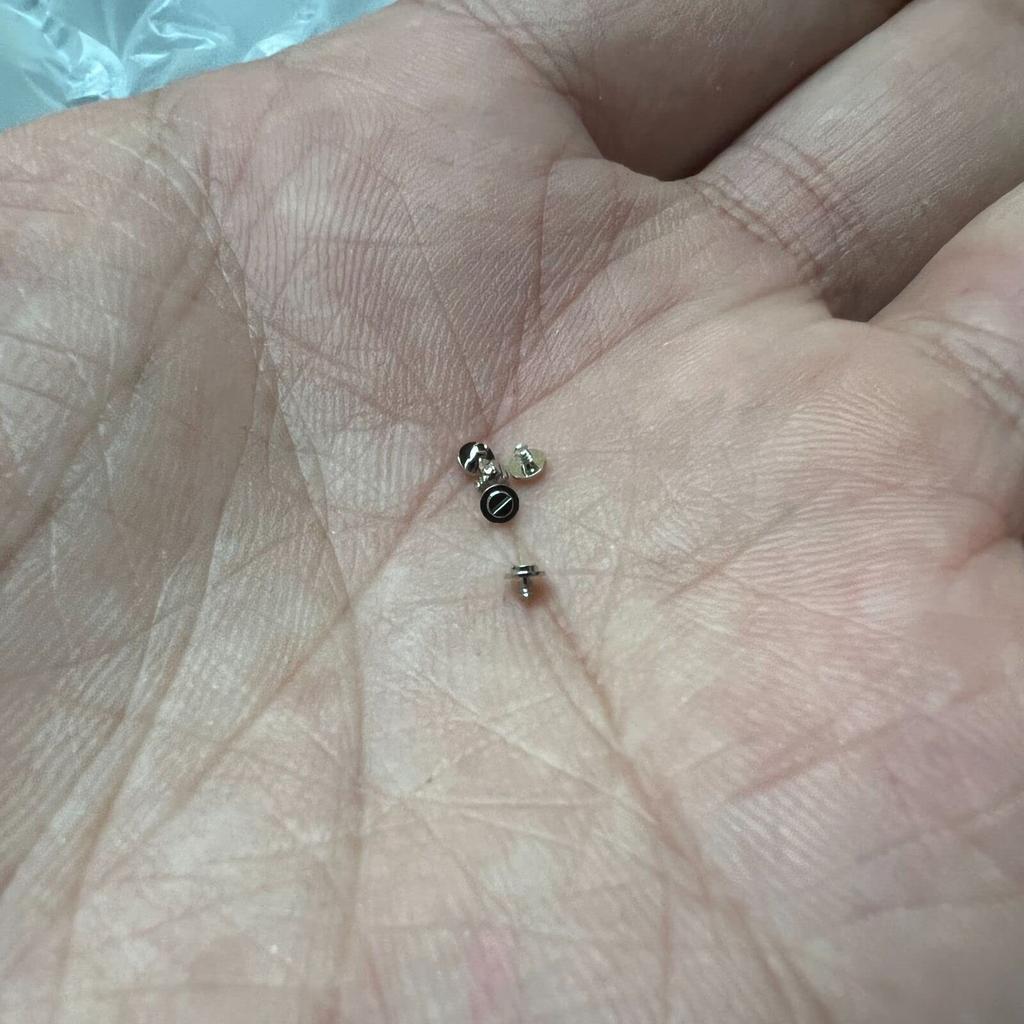 3135 śruba mocująca mechanizm wymiana części śruba mocująca mechanizm zegarka #5100