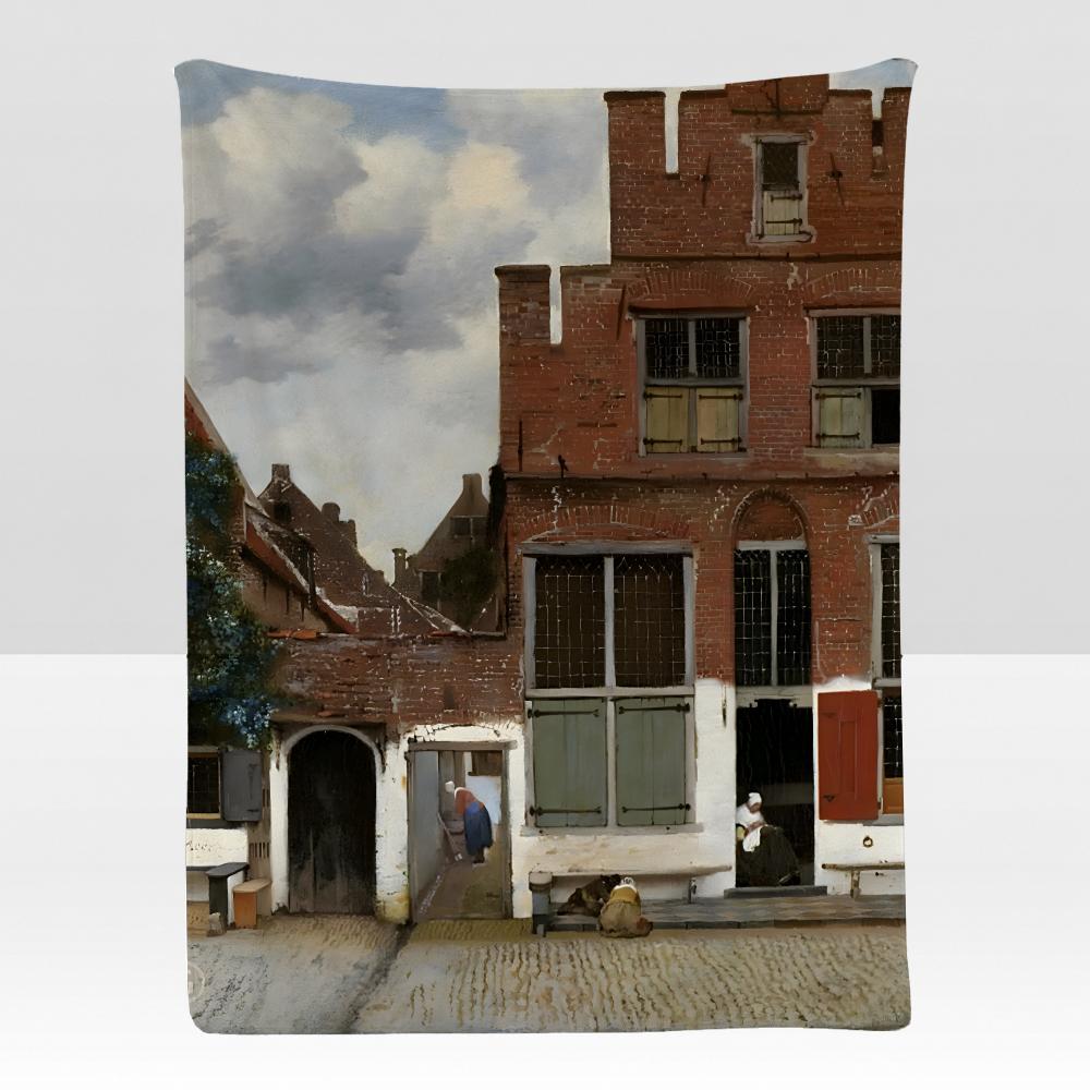 artist JJohannes VVermeer Throw Soft Flannel Blanket for Bed Bedroom Sofa Picnic Throw Skinfriendly Breathable Gift Cover