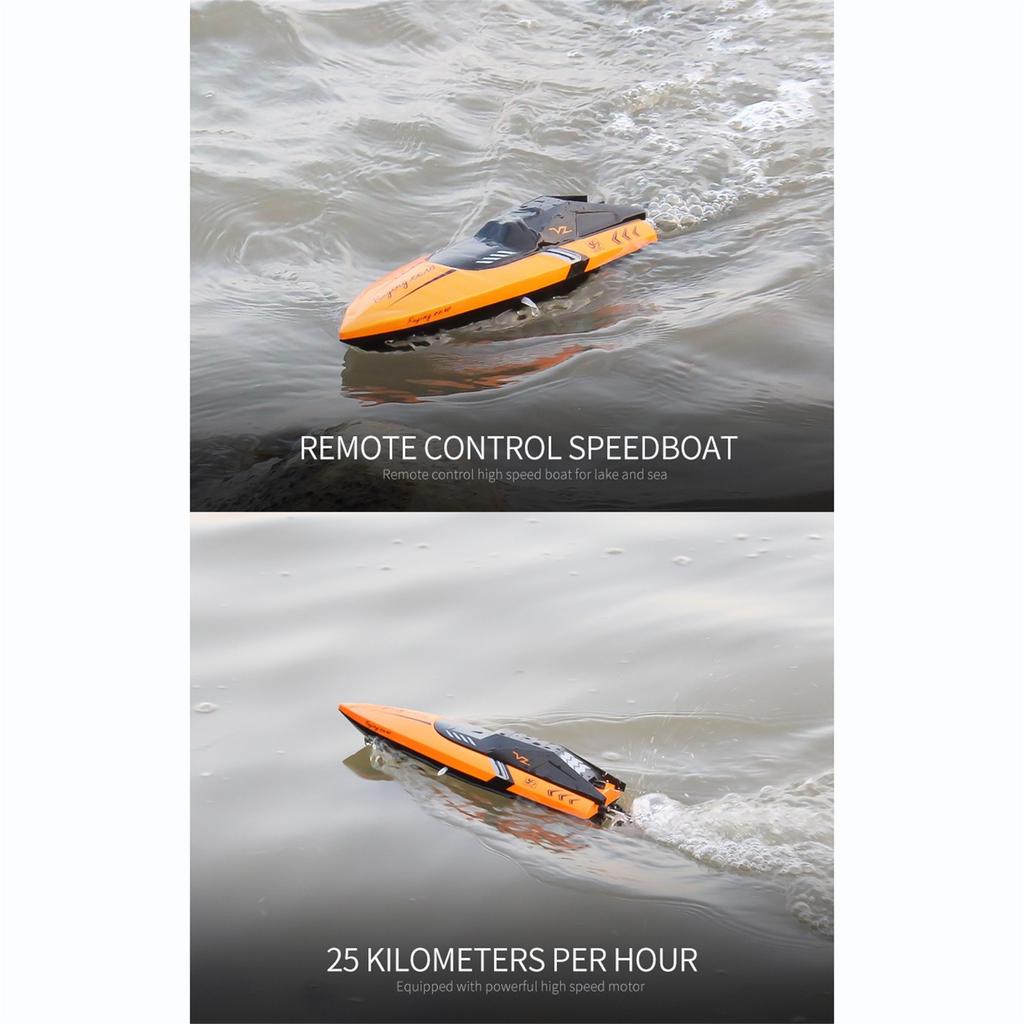 New C168 RC Boats High Speed Remote Control 2.4GHz Waterproof Toy  Pools Lakes