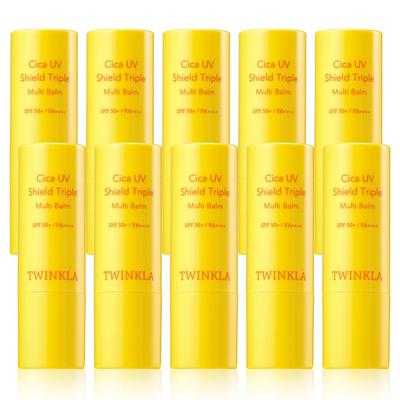 Twincla Cica UV Shield Multi Balm, bezbarwny, 10 szt.