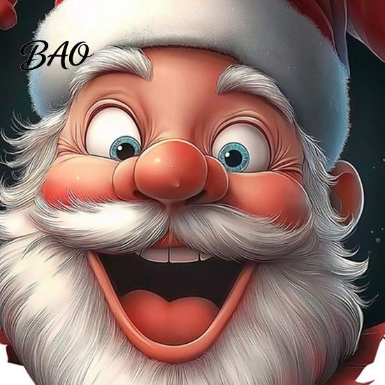 Waterproof Bathroom Wall Stickers Funny Santa Toilet Sticker, Christmas Lid Decal, Self-Adhesive, 3D Holiday Hole PVC Sticker for Tank Interior Decor