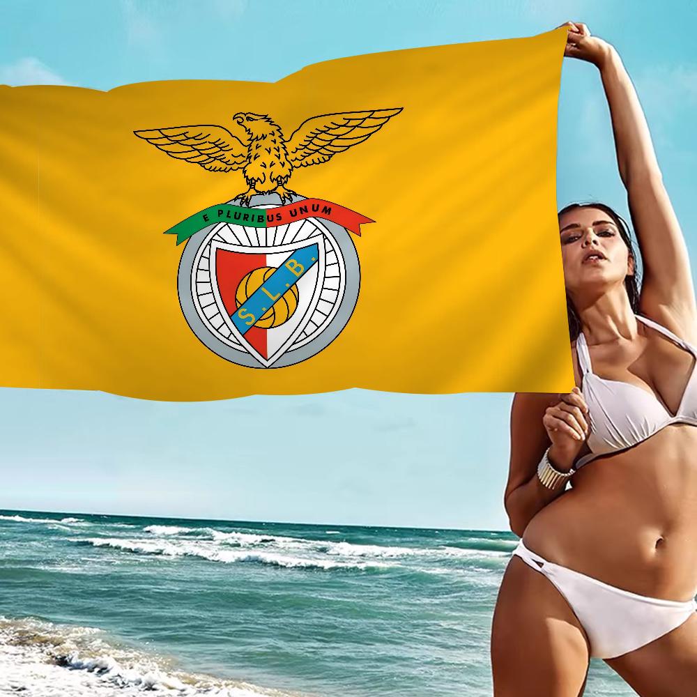 Ποδοσφαιρικός Σύλλογος B-Benfica Πετσέτα Μπάνιου Μικροΐνες Μαλακή Απορροφητική Αεριζόμενη Για Κορίτσια Παιδιά Διακοσμητική Κινούμενα Σχέδια Πετσέτα Παραλίας