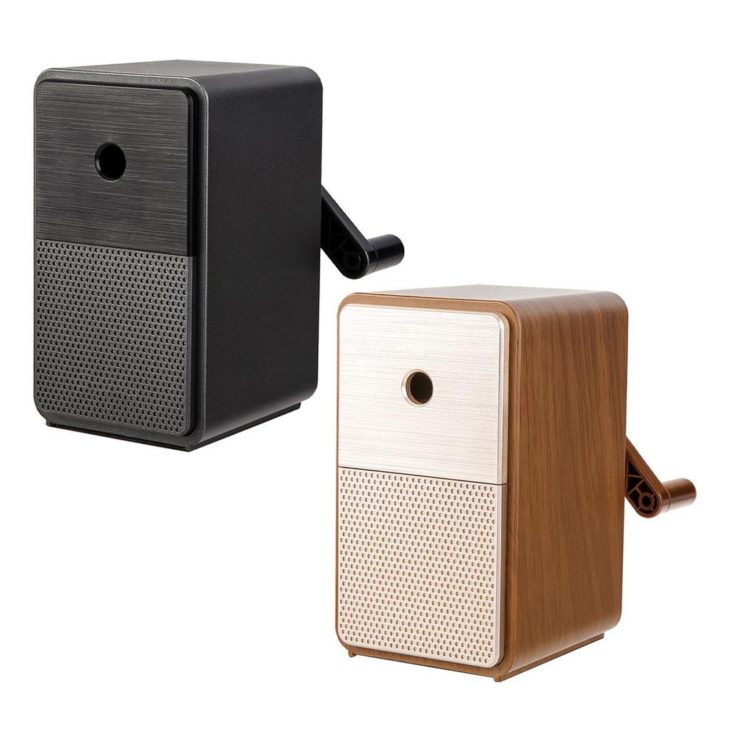 Temperówka z korbką ręczną, 5 regulowanych poziomów, duża pojemność, pojemnik na wióry, ostry ołówek artystyczny